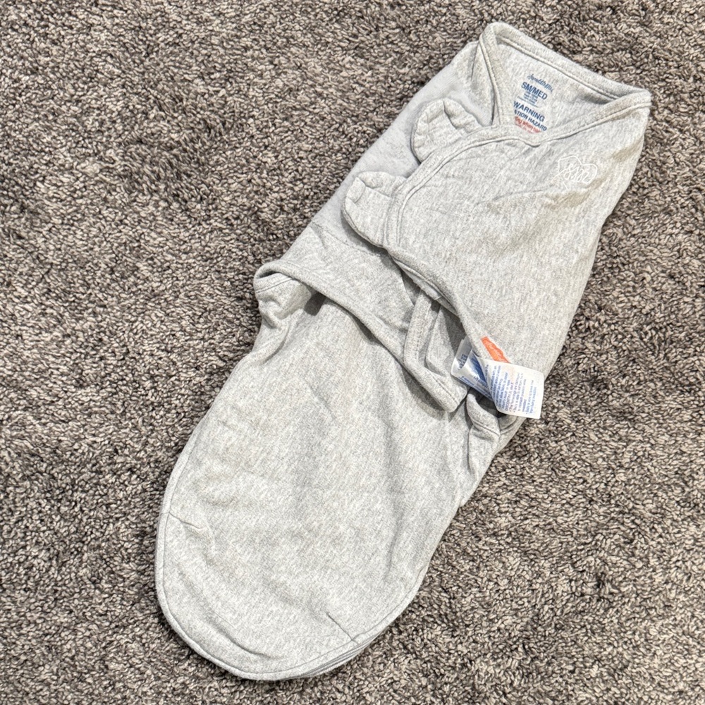 SwaddleMe Gray Baby Swaddle